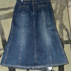 Gap denim jean skirt
